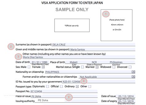 a guide on filling up your japan tourist visa application form maria