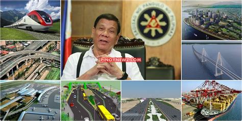 pres duterte 64 big ticket projects roads railways airports