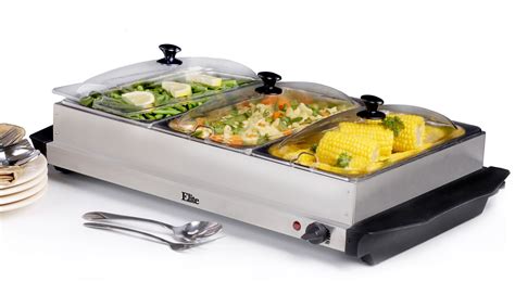 triple slow cooker buffet catering equipment tray restaurant steam table warmer ebay