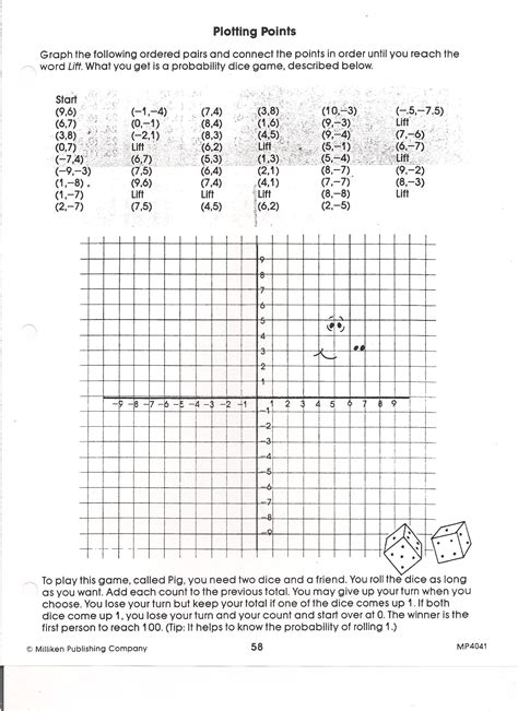 coordinate grid paper large grid  math worksheet