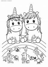 Arcobaleno Unicorni Scarica Gratuitamente Cavalcano sketch template