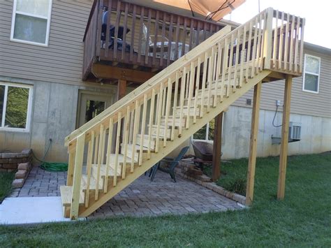 ramblins   transplanted utahn deck stairs project