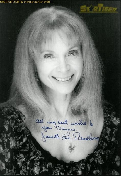 janette lane bradbury autograph collection entry at startiger