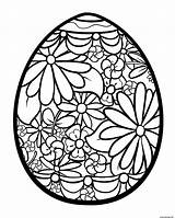 Paques Ostern Oeuf Pasqua Fleurs Colorare Disegni Erwachsene Adulti Paaseieren Huevos Pascua Ausmalbilder Pasen Fleuri Ostereiern Malvorlage Uova Adulte sketch template