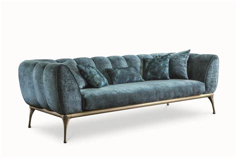 sofa  aluminum frame padded  rubber idfdesign