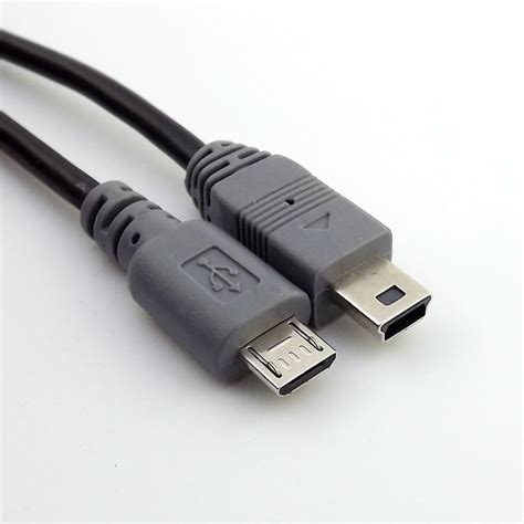 mini usb type  male  micro  male  pin converter otg adapter lead data cable ebay