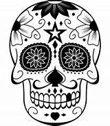 Caveira Desenho Mexicanas Caveiras Calavera Skulls Muertos Carabelas Colorear Vandal Calaveras sketch template