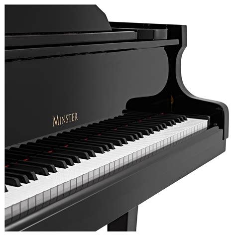 minster acoustic grand piano gloss black  display  gearmusic