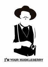Tombstone Doc Huckleberry Movie Stencil Stencils Holliday Holiday Kilmer Val Im Quotes Cowboys Western Decals Silhouette Wyatt Earp Tattoo West sketch template