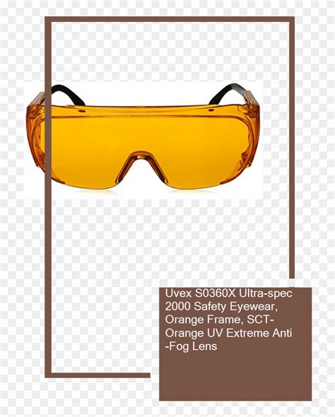 uvex s0360x ultra spec 2000 safety eyewear orange sunglasses hd png