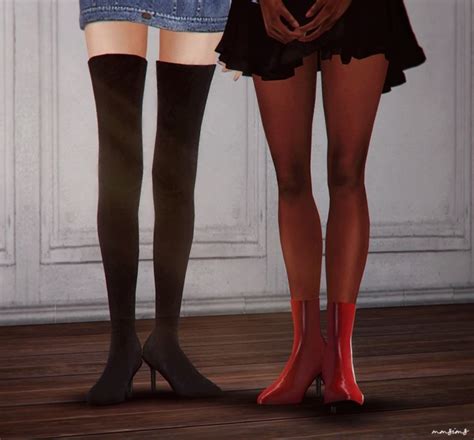 Af 30 Days Thigh High And Ankle Boots At Mmsims Sims 4 Updates