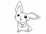 Pichu Getcolorings Pikachu sketch template