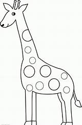 Coloring Pages Giraffe Animal Template Tall Preschool Printable Letter Spots Kids Worksheets Animals Color Toddlers Cute Without Zoo Clipart Giraffes sketch template