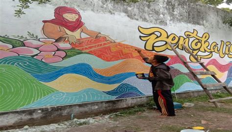Bengkalis Doodle Art Lukis Taman Kota Secara Swadaya