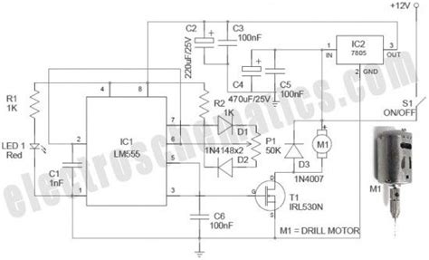 drill speed controller circuit diagram
