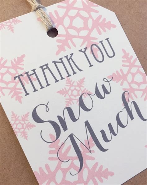 printable   snow  tag pink christmas snow