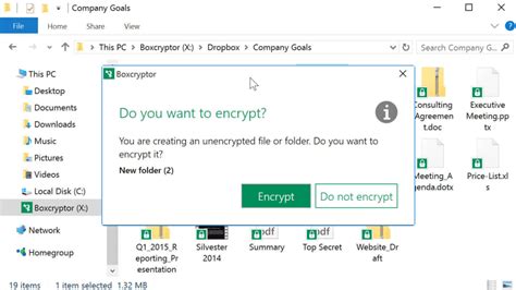 encrypt  password protect  dropbox