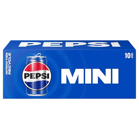 pepsi cola mini  oz cans shop soda