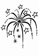 Fireworks Coloring Pages Printable sketch template