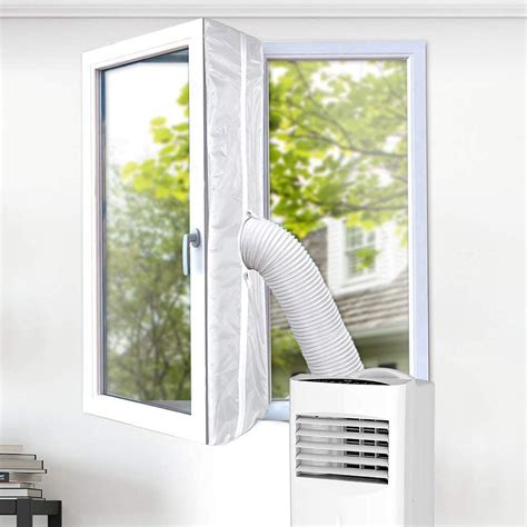 buy turbro   cm universal window seal  portable air conditioner exhaust  zip