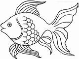 Goldfish Coloring Pages Printable Cool2bkids sketch template