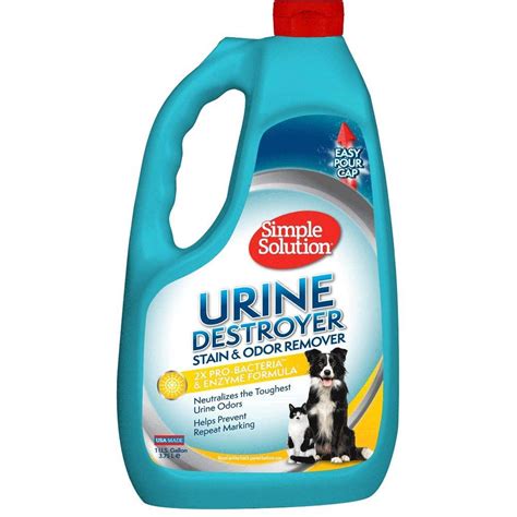 simple solution pet urine destroyer enzymatic cleaner   pro