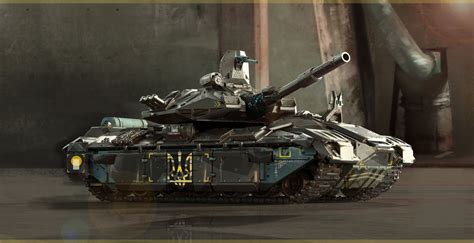 Futuristic Tank Concept By Denis Rutkovsky [1920 X 985] Tankporn