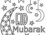 Eid Mubarak sketch template