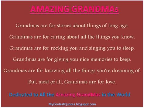 coolest quotes grandmas   love