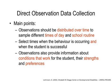 direct observation data collection  functional behaviour