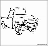 Pickup Pages Truck Coloring Color Online sketch template
