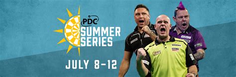 darts  return  pdc summer series  july