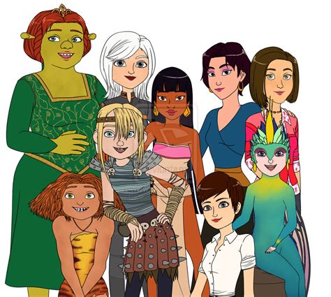 dreamworks heroines childhood animated  heroines fan art  fanpop