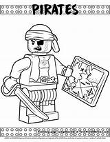 Lego Pirate Coloring Pages Pirates Movie sketch template