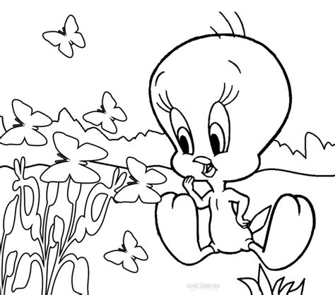 printable tweety bird coloring pages everfreecoloringcom