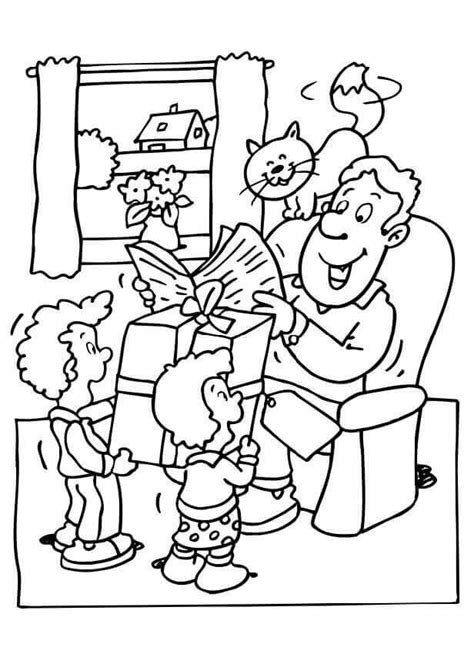 fathers day coloring pages learny kids