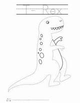 Tracing Dino Dinosaurs Itsybitsyfun Trace Itsy Bitsy Malvorlagen Easy sketch template