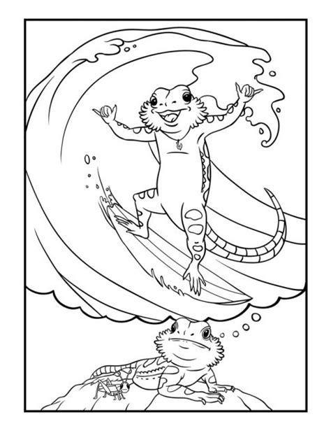 bearded dragon daydreams coloring book bilingual monkeys