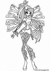 Winx Coloring Club Bloom Pages Sirenix Drawing Printable Enchantix Waving Colouring Tiffany Sheets Hand Musa Coloriage Color Print Library Imprimer sketch template
