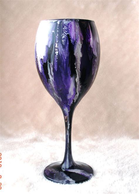 Perfectly Purple Wine Glass Wine Glass Purple Wine Glass
