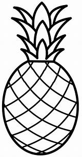 Abacaxi Nanas Pineapple Mewarnai Ananas Buah Kolorowanka Fruta Kolase Kolorowanki Hitam Druku Kartun Owoce Buahan Fruits Wydruku Frutta Marimewarnai Kleurplaat sketch template