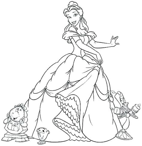 disney princess coloring pages belle  getcoloringscom