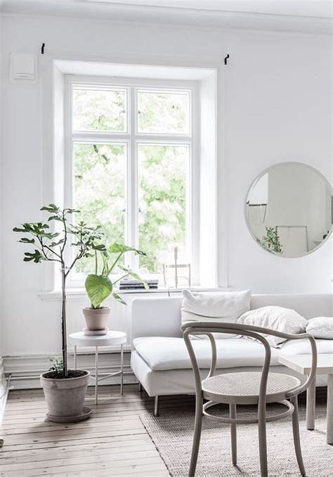 living room white home  lots  greens  coco lapine design