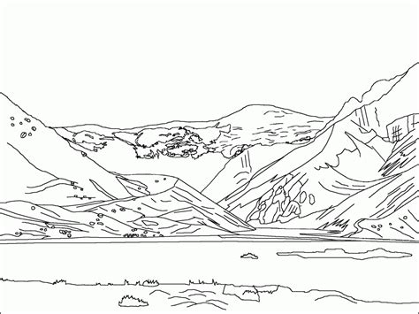 mountains coloring pages  coloring pages  kids