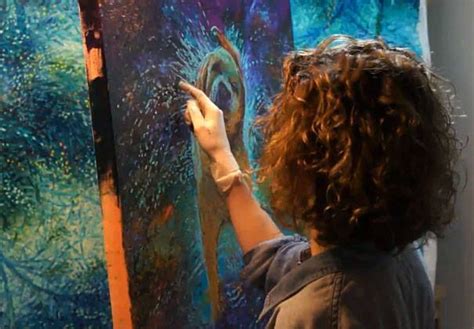 girl painting  iris scott