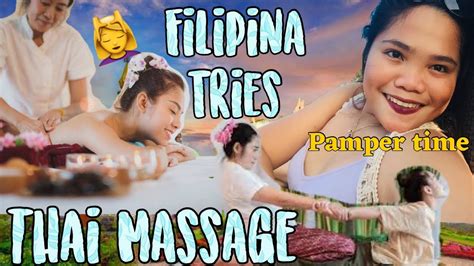 filipina tried thailand massage eng subtitle spa aromatherapy