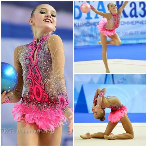 Leo In Pink Gymnast Marina Lobanova Russia Rhythmic Gymnastics