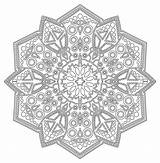Zen Antistress Anti Islamic Coloriages Difficile Floral Menggambar Kelas Enfants Justcolor sketch template