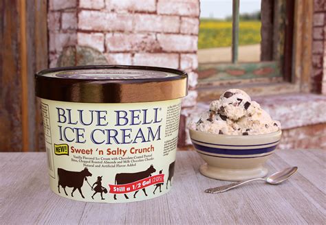 blue bell ice cream releases sweet  salty crunch flavor