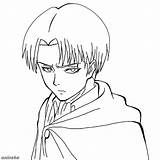 Levi Lineart Aot F2u Levy sketch template